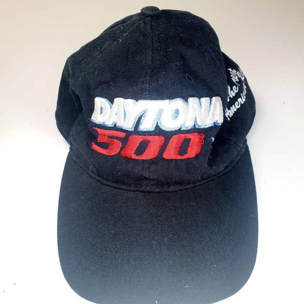 Daytona 500 Trucker Hat  Snapback Winston Cup Mesh Ball Cap Vintage